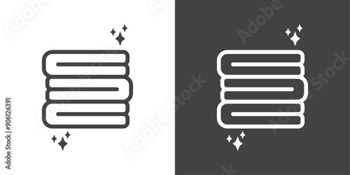 towels icon vector logo set collection for web app ui
