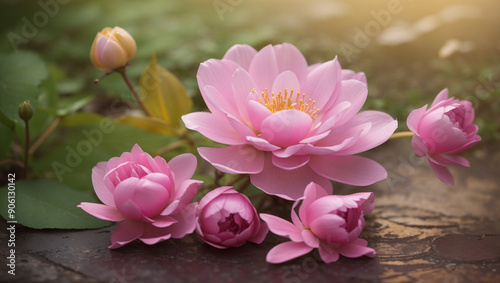 pink flowers