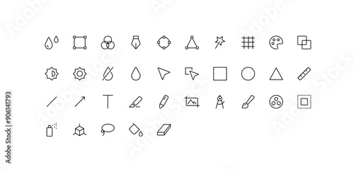 Design - Premium Outlined Icon Pack