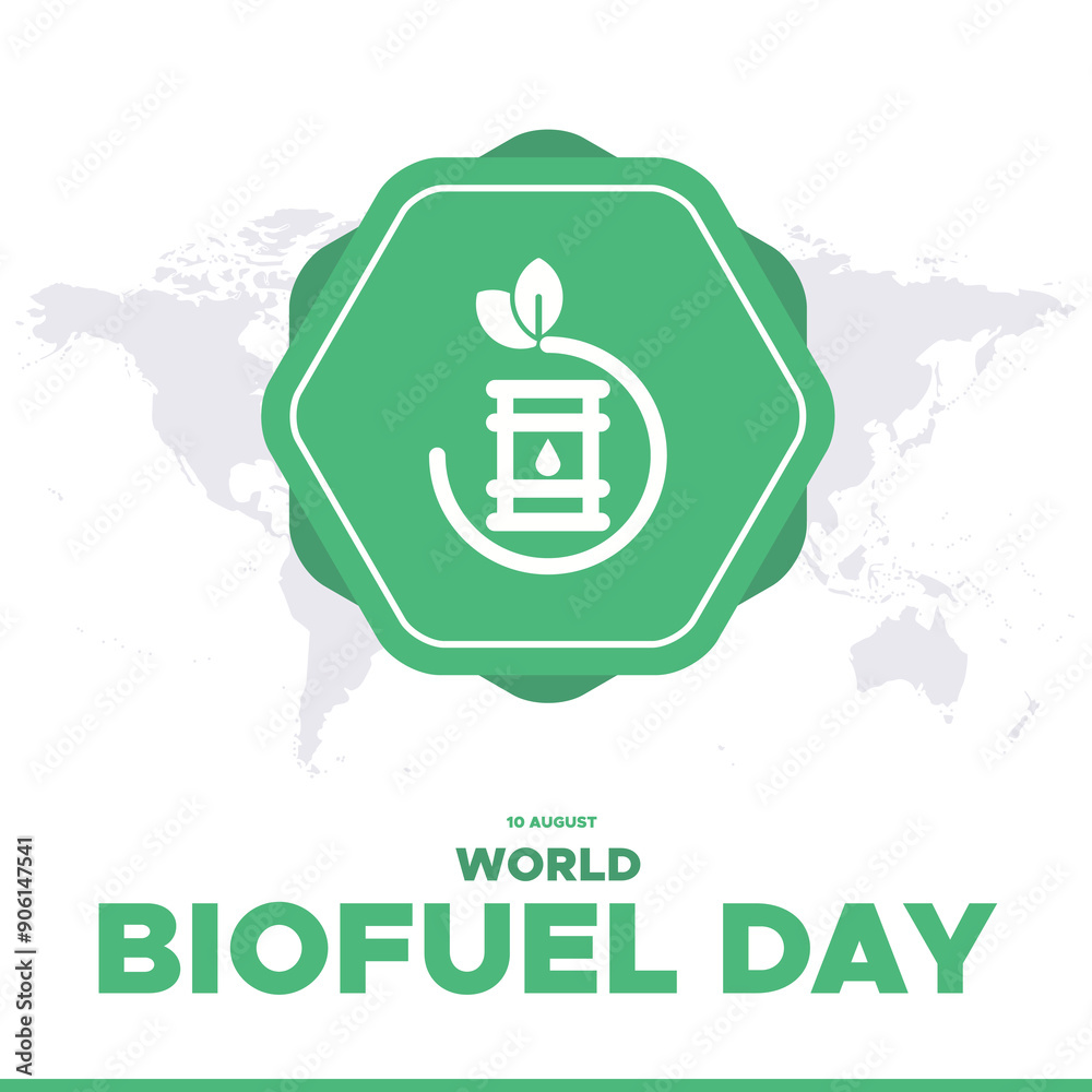 World Biofuel Day, Biofuel Day stock illustration, editable able teamplate. eps file. World Biofuel Day held on 10 august. World Biofuel Day, Biofuel Day stock illustration, editable able teamplate. eps file. World Biofuel Day held on 10 august.