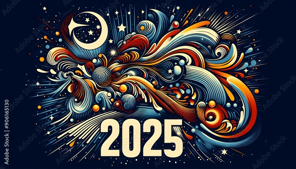 2025 New Year Decorations