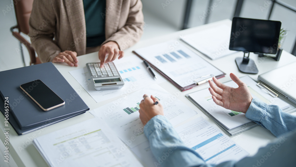 Serious team meeting business Diversity people in modern boardroom meeting room professional working office Serious team meeting business Diversity people in modern boardroom meeting room professional working office