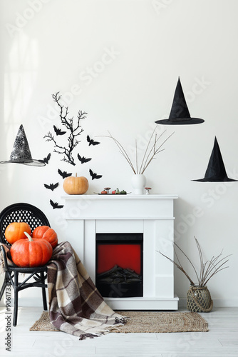 Interior of living room dec...