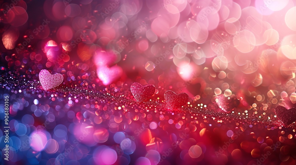 beautiful lovely valentine background with heart and glitter backdrop beautiful lovely valentine background with heart and glitter backdrop