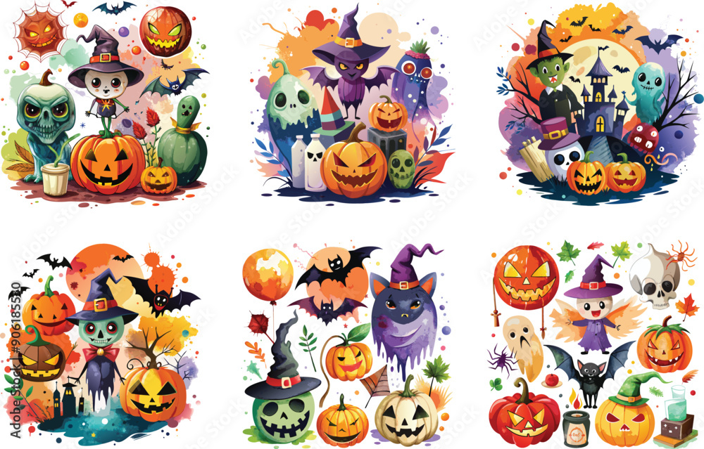 Fototapeta premium Halloween Vactor Design