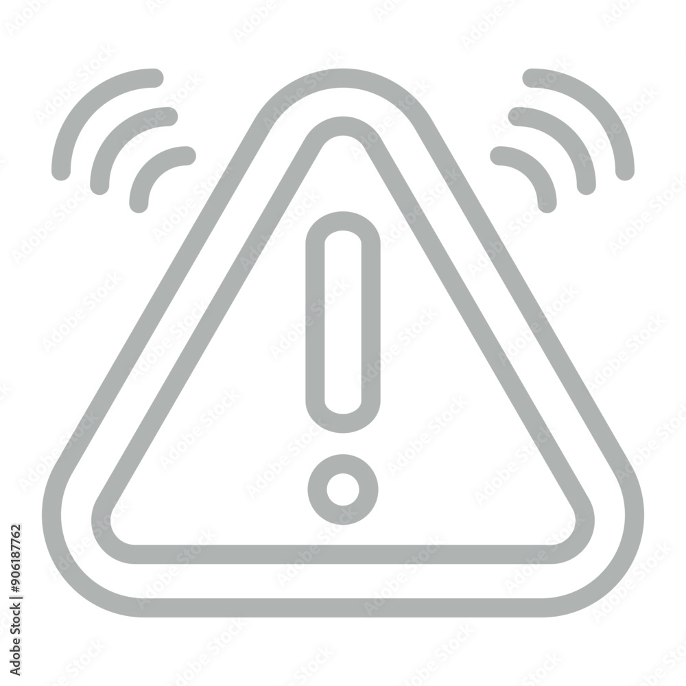 Emergency Vector Line Grey Icon Design Emergency Vector Line Grey Icon Design