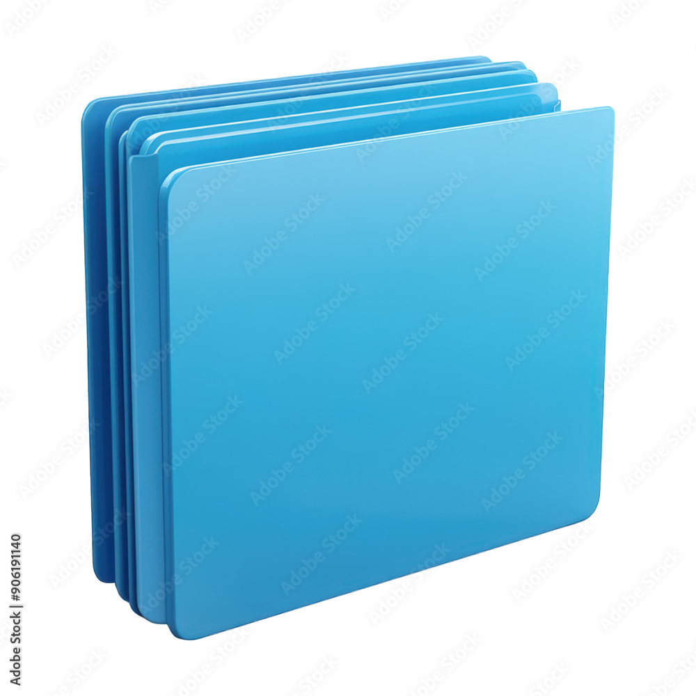 3D Blue Download Folder On Transparent Png Background For File Organization . Generative ai 3D Blue Download Folder On Transparent Png Background For File Organization . Generative ai