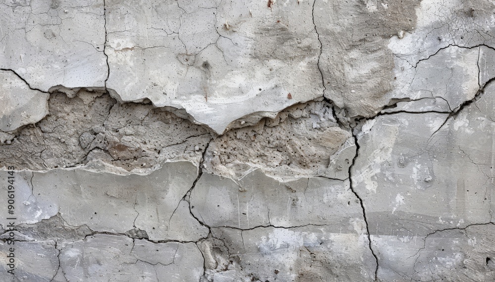 Cracked and weathered concrete wall texture. Cracked and weathered concrete wall texture.