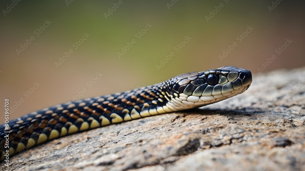 Fototapeta premium close up of a python
