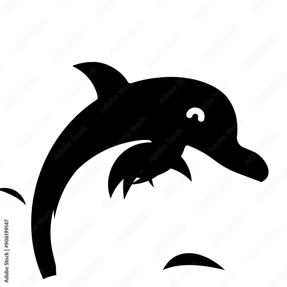 Obraz premium Dolphin Icon