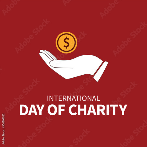 International day of charity. 5th September. Vector design or artwork.