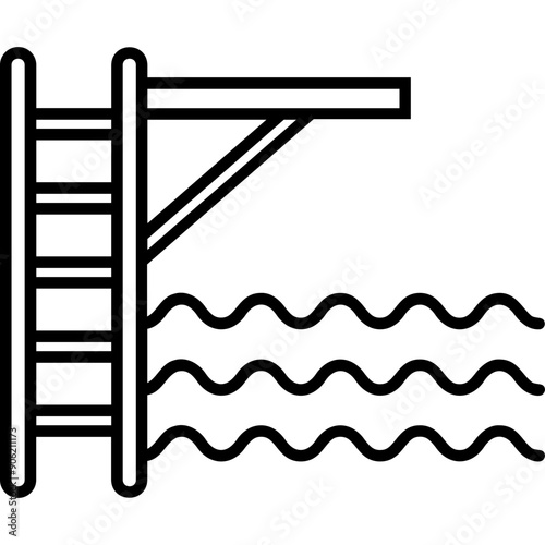 Diving Board Icon