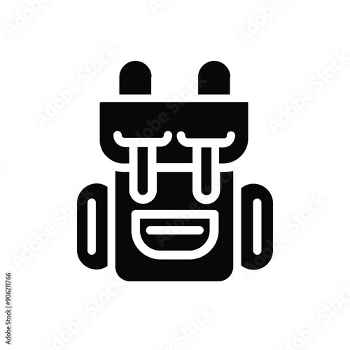 mountain bag icon design