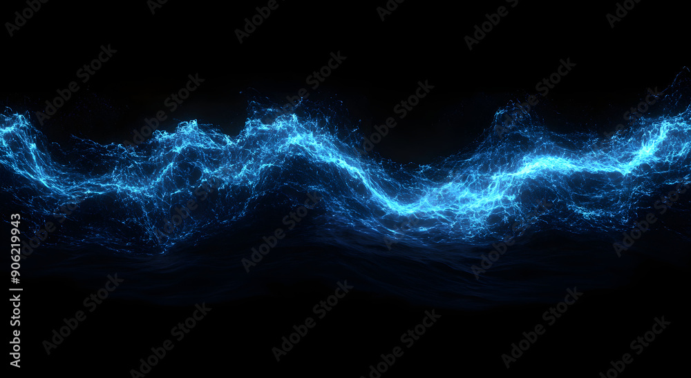Abstract Background of Glowing Particles in Blue Color, Creating a Dynamic and Futuristic Visual Effect Ideal for Digital Art and Technology Themes Abstract Background of Glowing Particles in Blue Color, Creating a Dynamic and Futuristic Visual Effect Ideal for Digital Art and Technology Themes