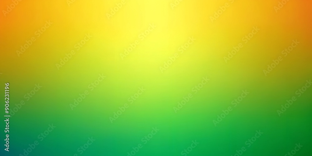 Fototapeta premium Smooth gradient background with abstract green yellow and orange hues AI-Created Content
