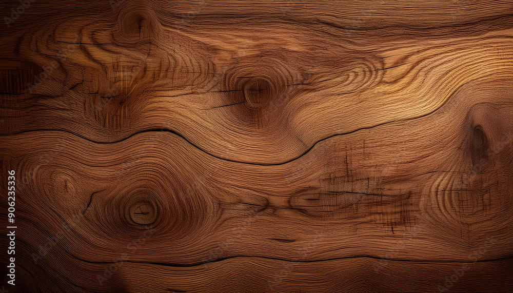 Naklejka premium Tekstura drewno, drewniana podłoga, dąb tapeta w kolorach brązu generative ai