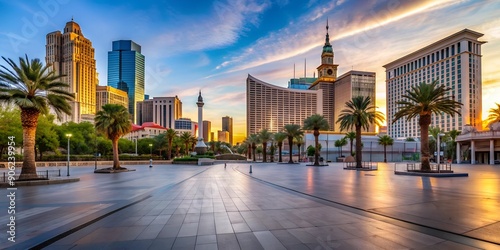 Las Vegas the dawn of the strip AI-Created Content