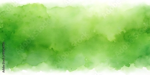 green waterpaint texture Background Generative AI