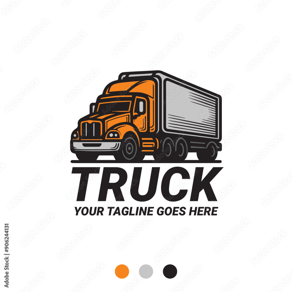 Truck Logo Design for Trucking Company