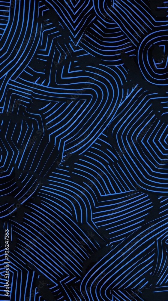 Black and blue sports pattern Black and blue sports pattern