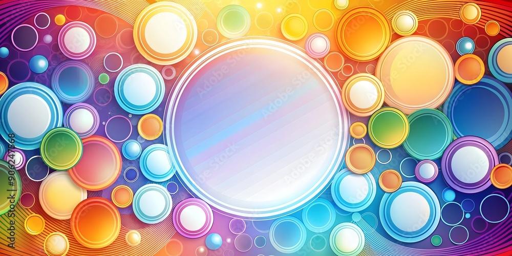 abstract background with circles AI-Created Content abstract background with circles AI-Created Content