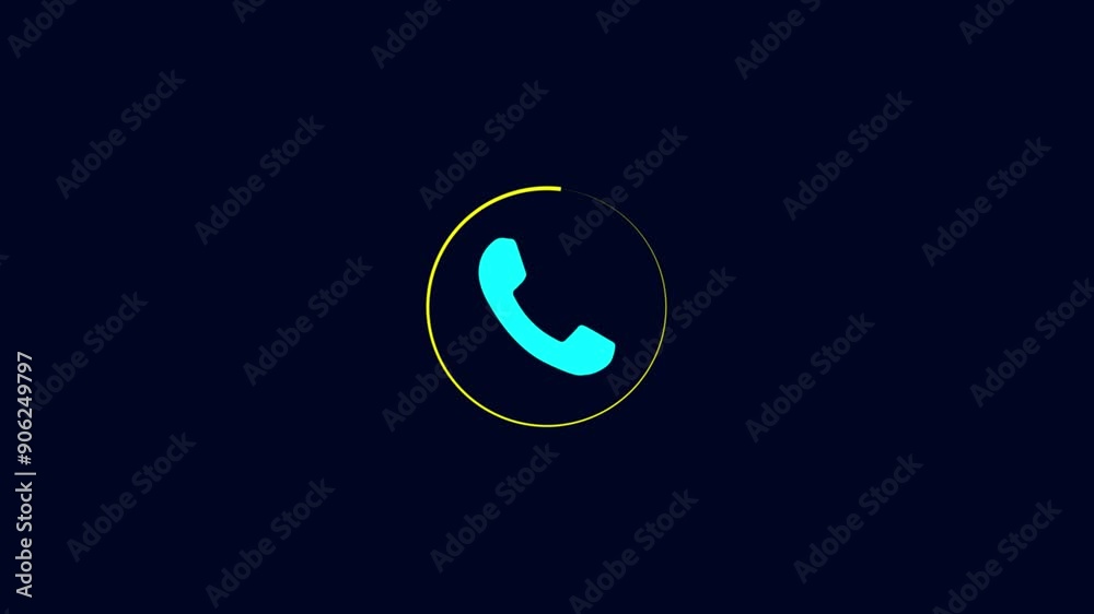 Phone Call Symbol animated. Phone Call Symbol animated.