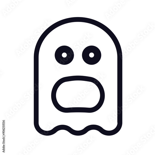 horror movie genre icon design