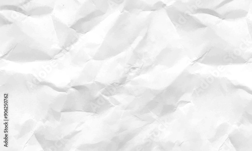 Paper texture Crumpled White.Top view.