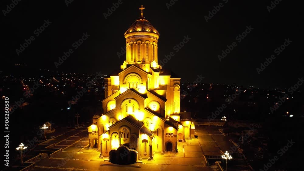Video con drone de iglesia arquitectónica europea Video con drone de iglesia arquitectónica europea