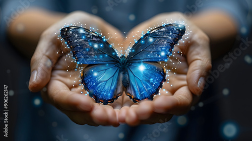 Concepts of biosensor technology. Using Metaverse, Web3 and Blockchain for new experiences.