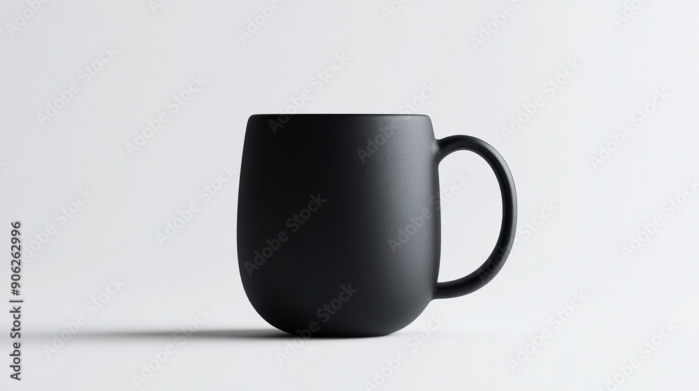 A ceramic mug with a unique shape meticulously styled against a clean white background
A ceramic mug with a unique shape meticulously styled against a clean white background