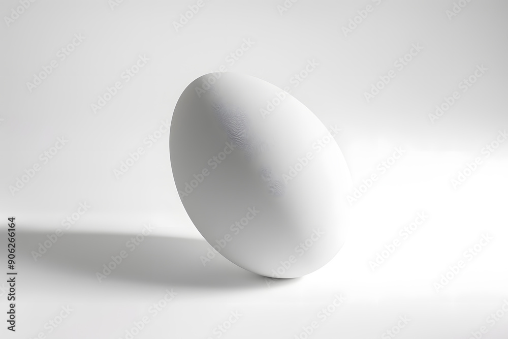 White egg isolated on white background White egg isolated on white background