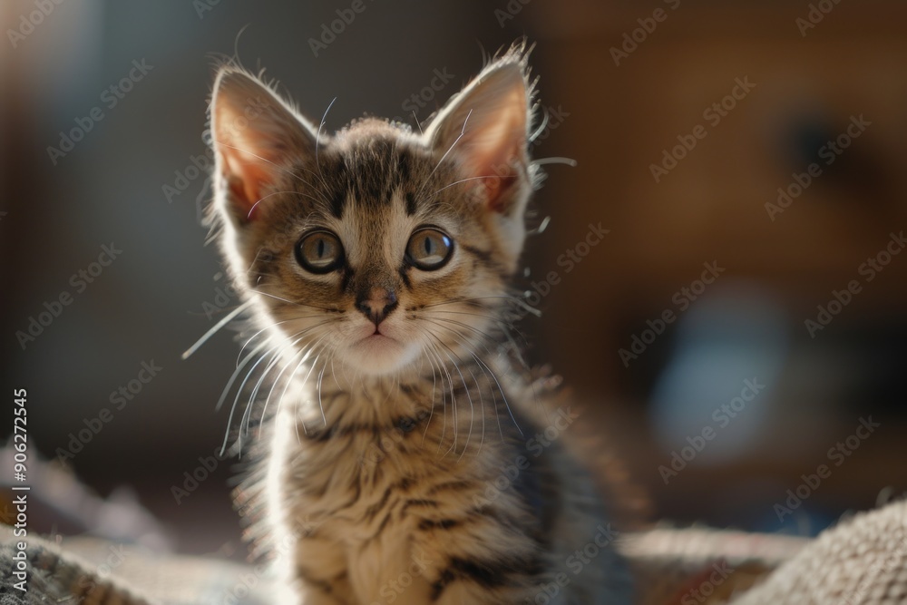 Kitten on Blanket Kitten on Blanket