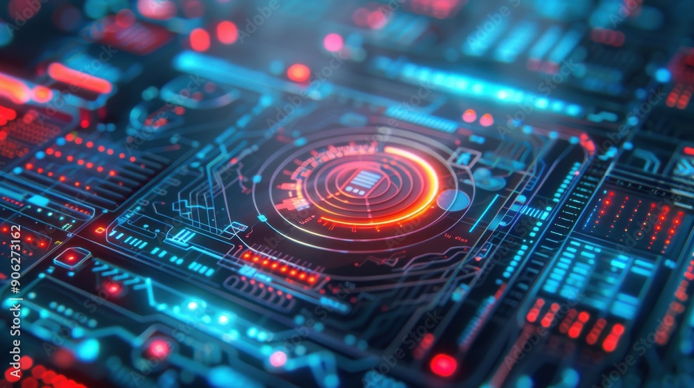 Security software interface with threat detection alerts, security software, data protection Security software interface with threat detection alerts, security software, data protection