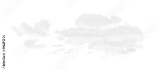 Fototapeta Naklejka Na Ścianę i Meble -  Isolated White Clouds