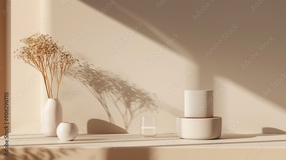 A stylish and minimalist product mockup A stylish and minimalist product mockup