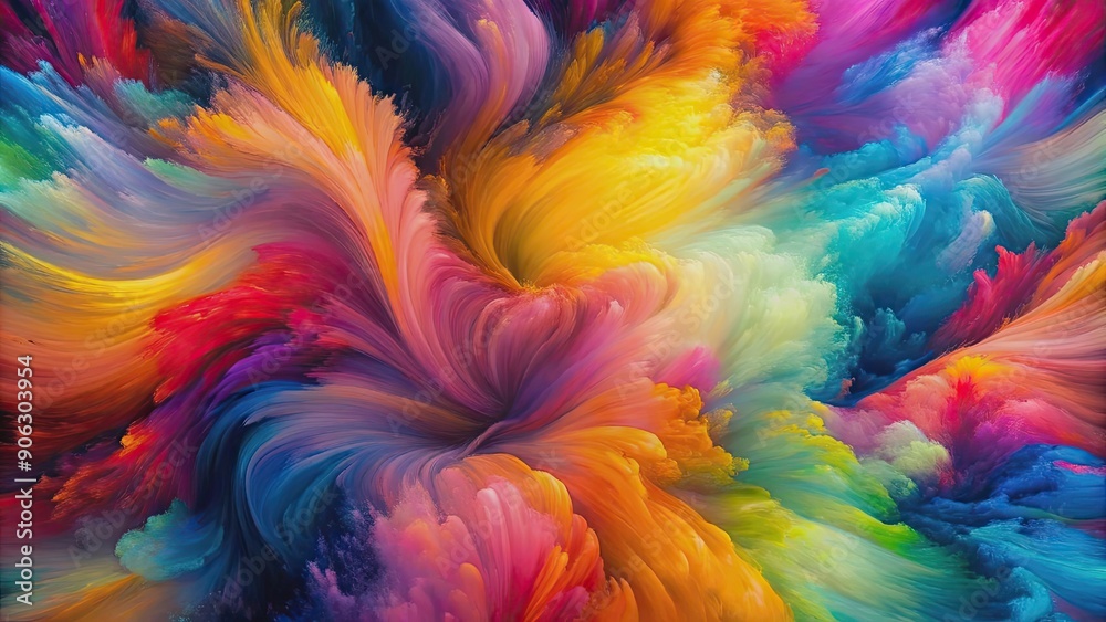 Colorful abstract background with vibrant paint strokes , vibrant, colorful, background, artistic, expression, dynamic, swirls Colorful abstract background with vibrant paint strokes , vibrant, colorful, background, artistic, expression, dynamic, swirls
