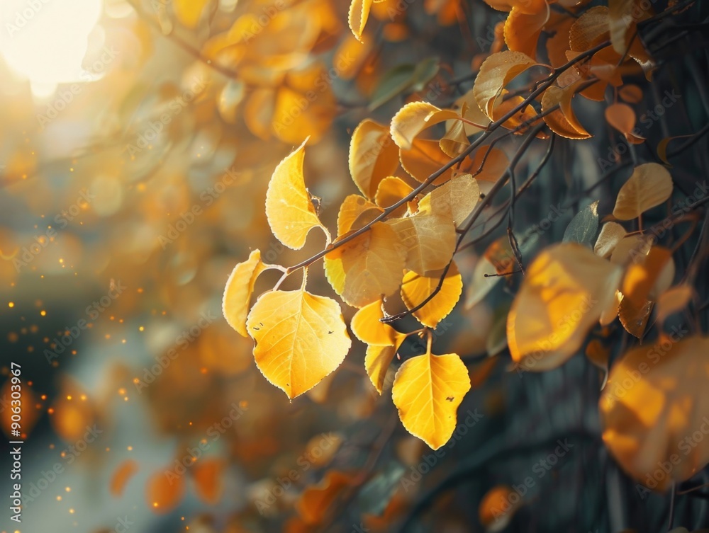 Tree with Yellow Leaves Tree with Yellow Leaves