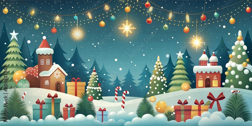 Obraz premium Christmas background