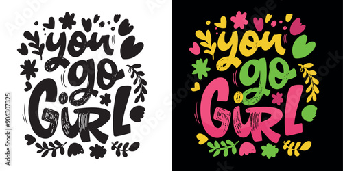 Cute hand drawn doodle lettering quote. Lettering for t-shirt design, mug print, bag print, clothes fashion. 100% hand drawn vector image.