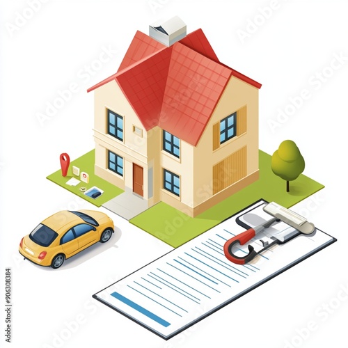 Property insurance coverage checklist with property items.