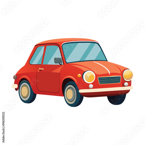 car flat vector design illustration