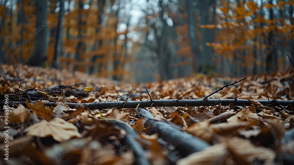 small sticks lie on the forest floor : Generative AI small sticks lie on the forest floor : Generative AI