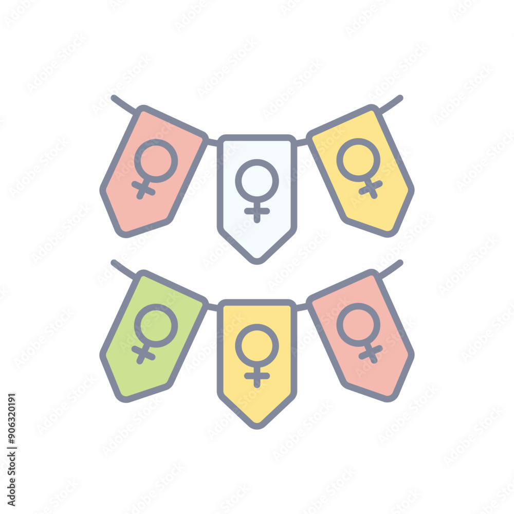 Garland vector icon Garland vector icon
