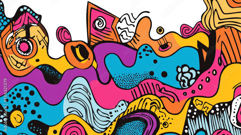 Creative doodle art header featuring a variety of whimsical shapes and textures, including swirls, zigzags, and dots, all in vibrant colors against a white background. Creative doodle art header featuring a variety of whimsical shapes and textures, including swirls, zigzags, and dots, all in vibrant colors against a white background.