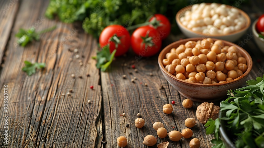 Healthy food Selection of good carbohydrate sources high fiber rich food Low glycemic index diet Fresh vegetables fruits cereals legumes nuts greens Wooden background copy space : Generative AI Healthy food Selection of good carbohydrate sources high fiber rich food Low glycemic index diet Fresh vegetables fruits cereals legumes nuts greens Wooden background copy space : Generative AI