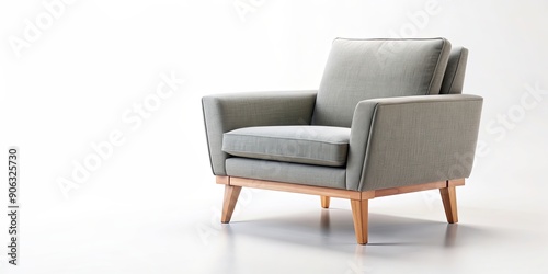 Arm chair with modern design, isolated on background, arm chair, furniture, isolated,modern, design, decor, interior