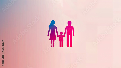 Logo featuring a family