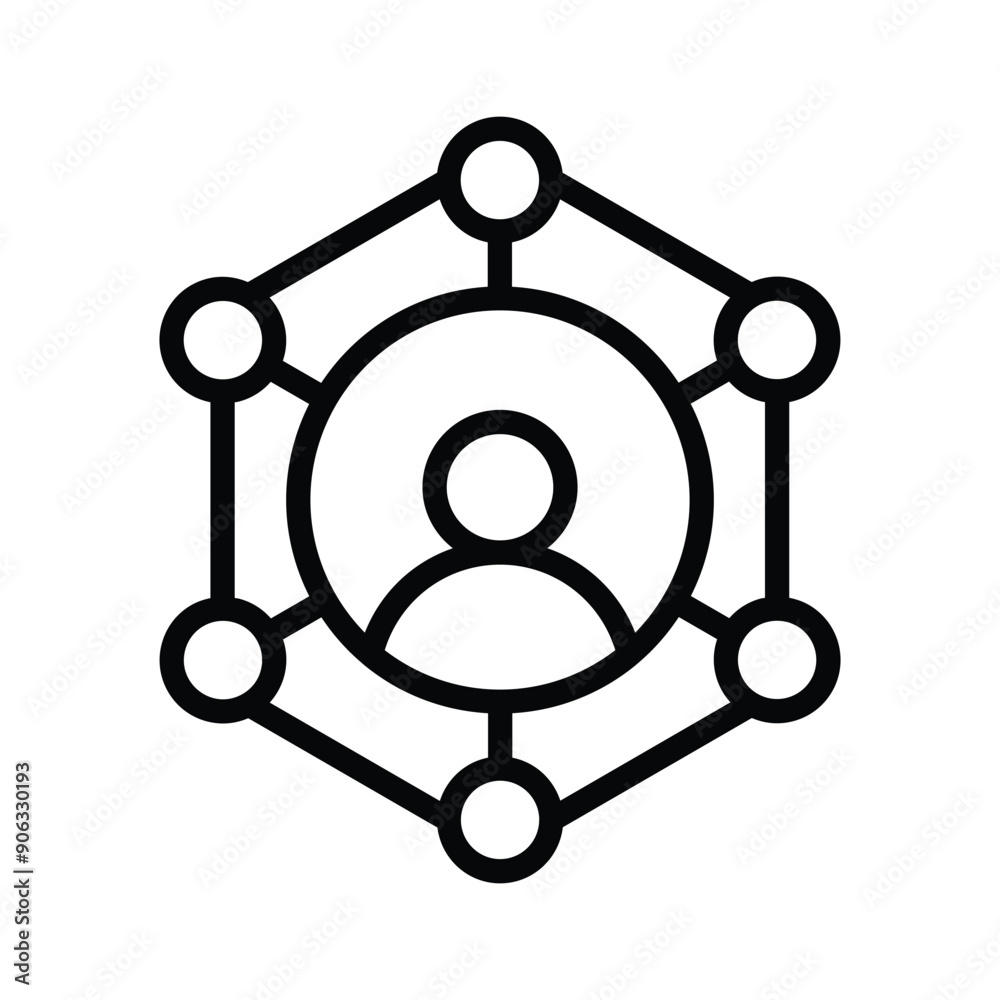 Check out this vector icon of social networking Check out this vector icon of social networking