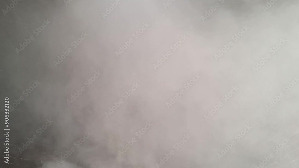 White Smoke Rising from Garbage Burning Site Causing Air Pollution White Smoke Rising from Garbage Burning Site Causing Air Pollution